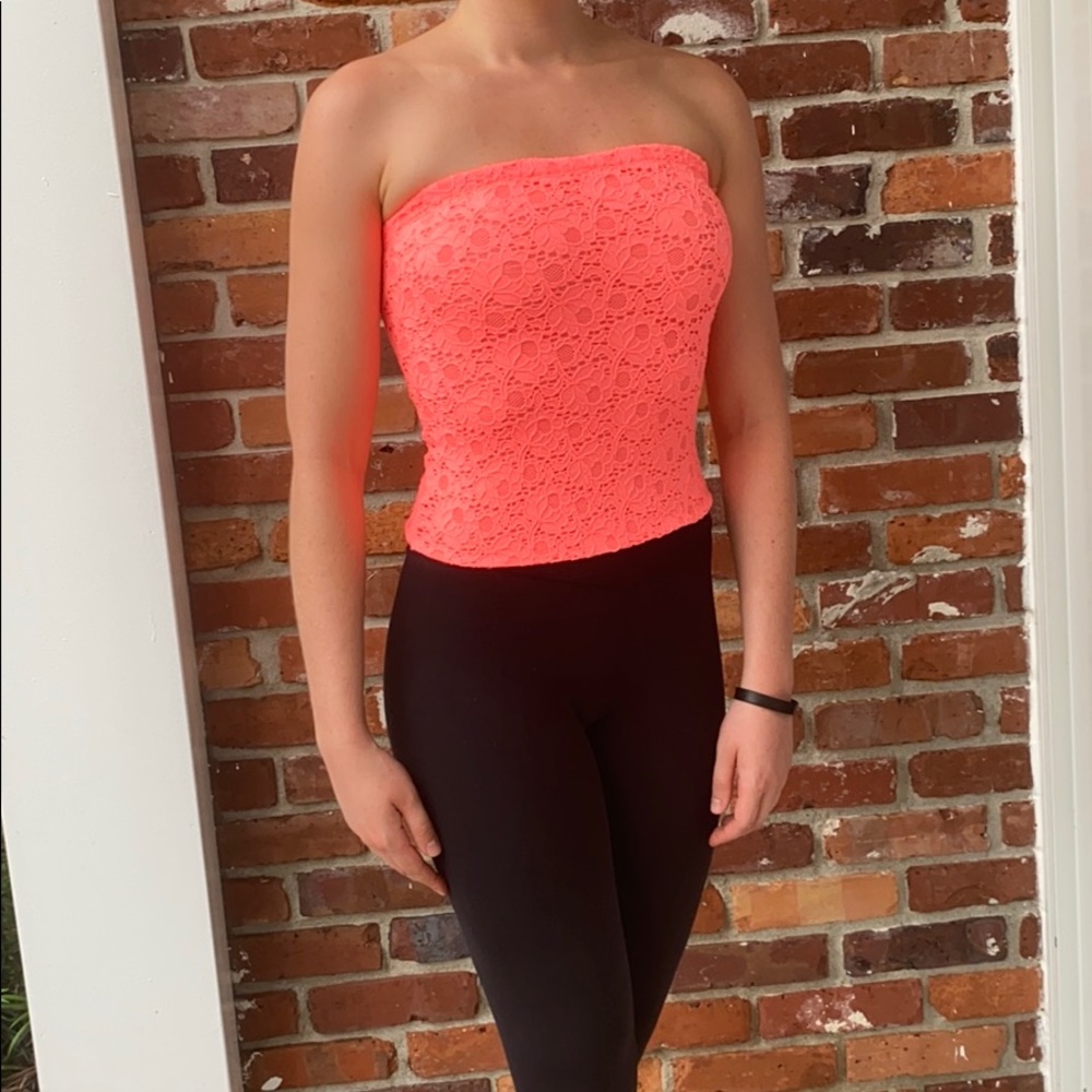Pink tube top